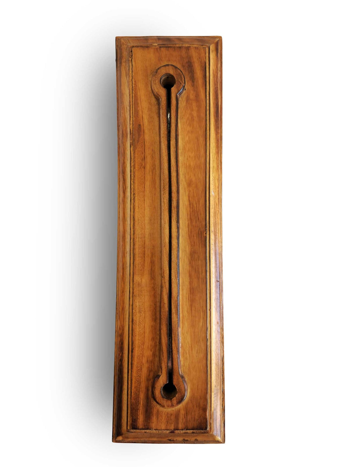 Tibetischer Räucherstäbchenhalter aus Holz mit tibetischen Schnitzereien