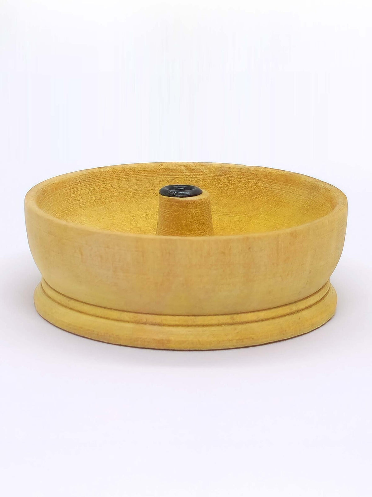 Räucherstäbchenhalter aus Holz, rund