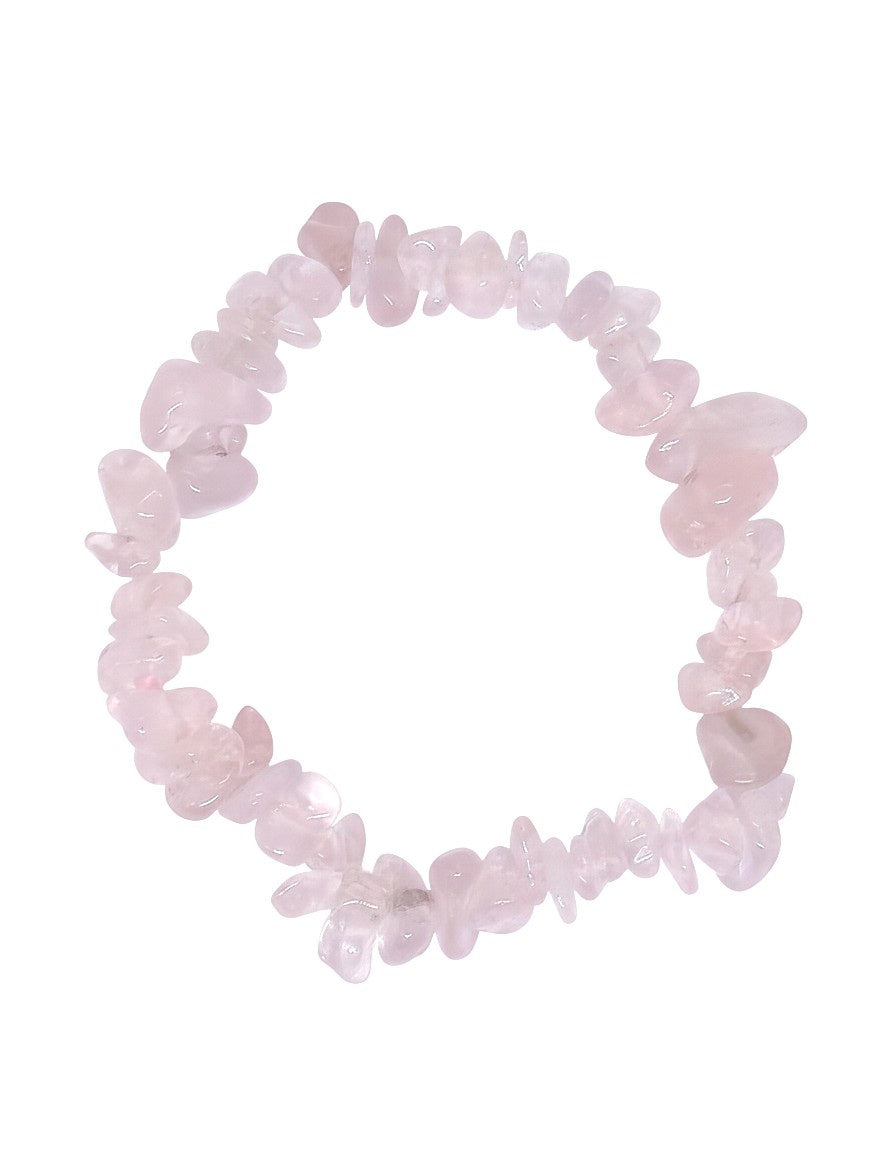 Rose Quartz Kids Bracelet Chips – Natural Stone for Love & Comfort