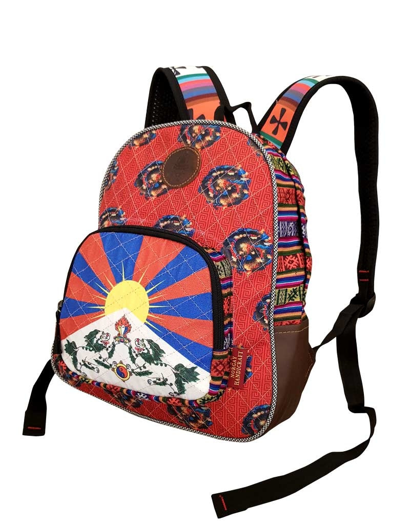 Sac à dos tibétain, pratique, confortable, plein de caractère