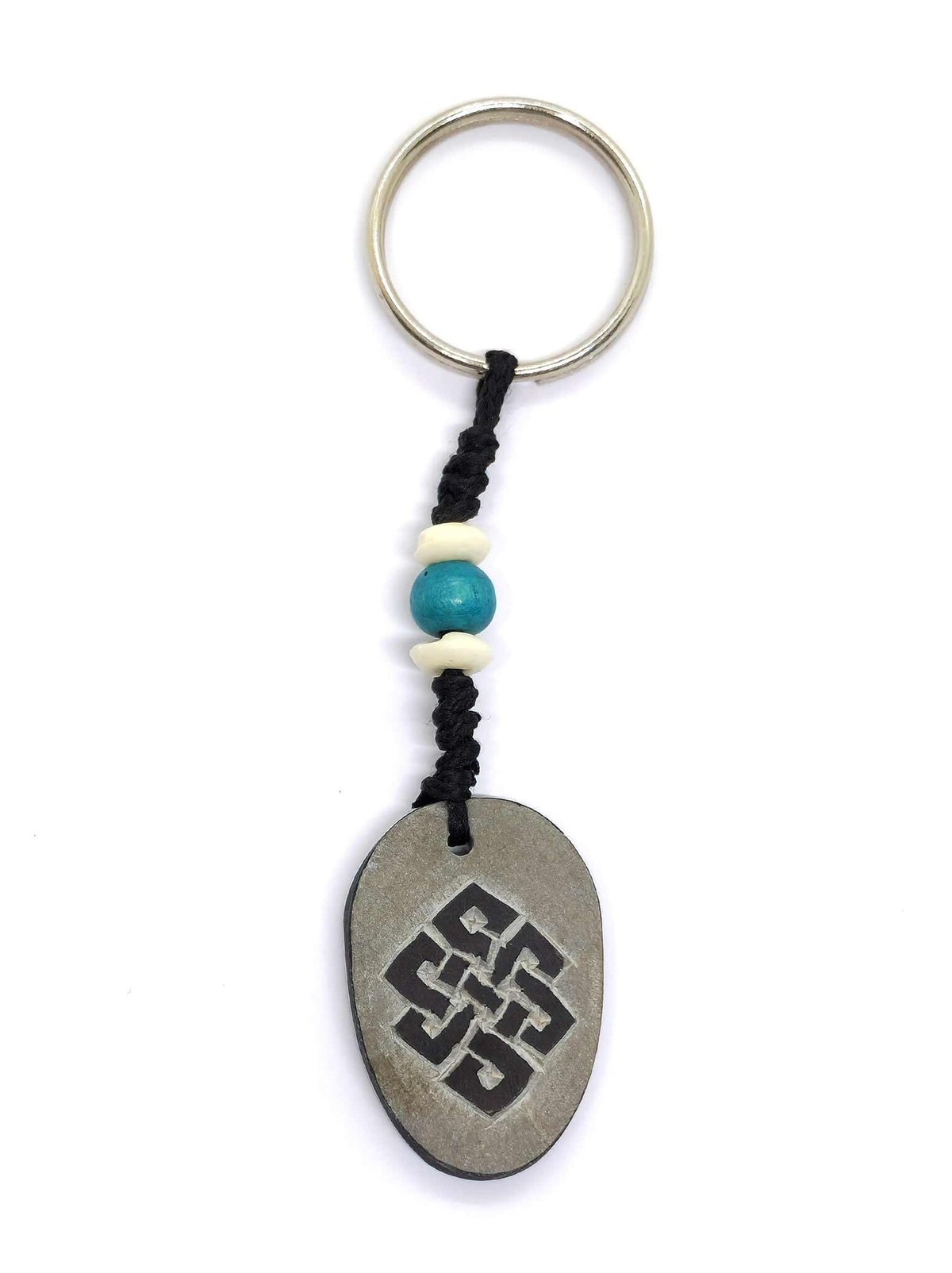 Tibetan Keyring Om and Endless Knot
