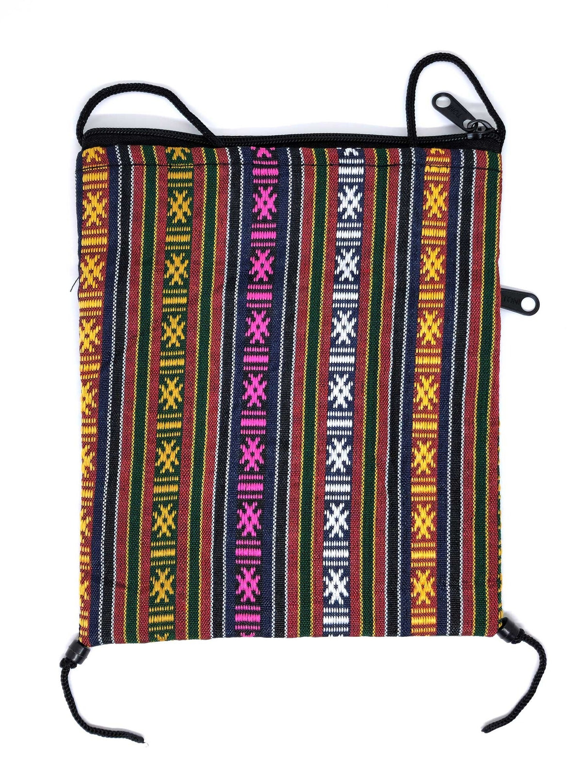 Petite sacoche tibétaine à bandoulière en brocart de soie à mandala, verte