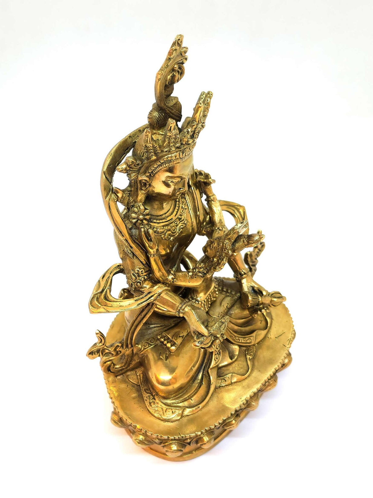Statua di dorje tibetano Sempa Yab-Yum, simbolo di purezza, compassione e illuminazione, 19cm