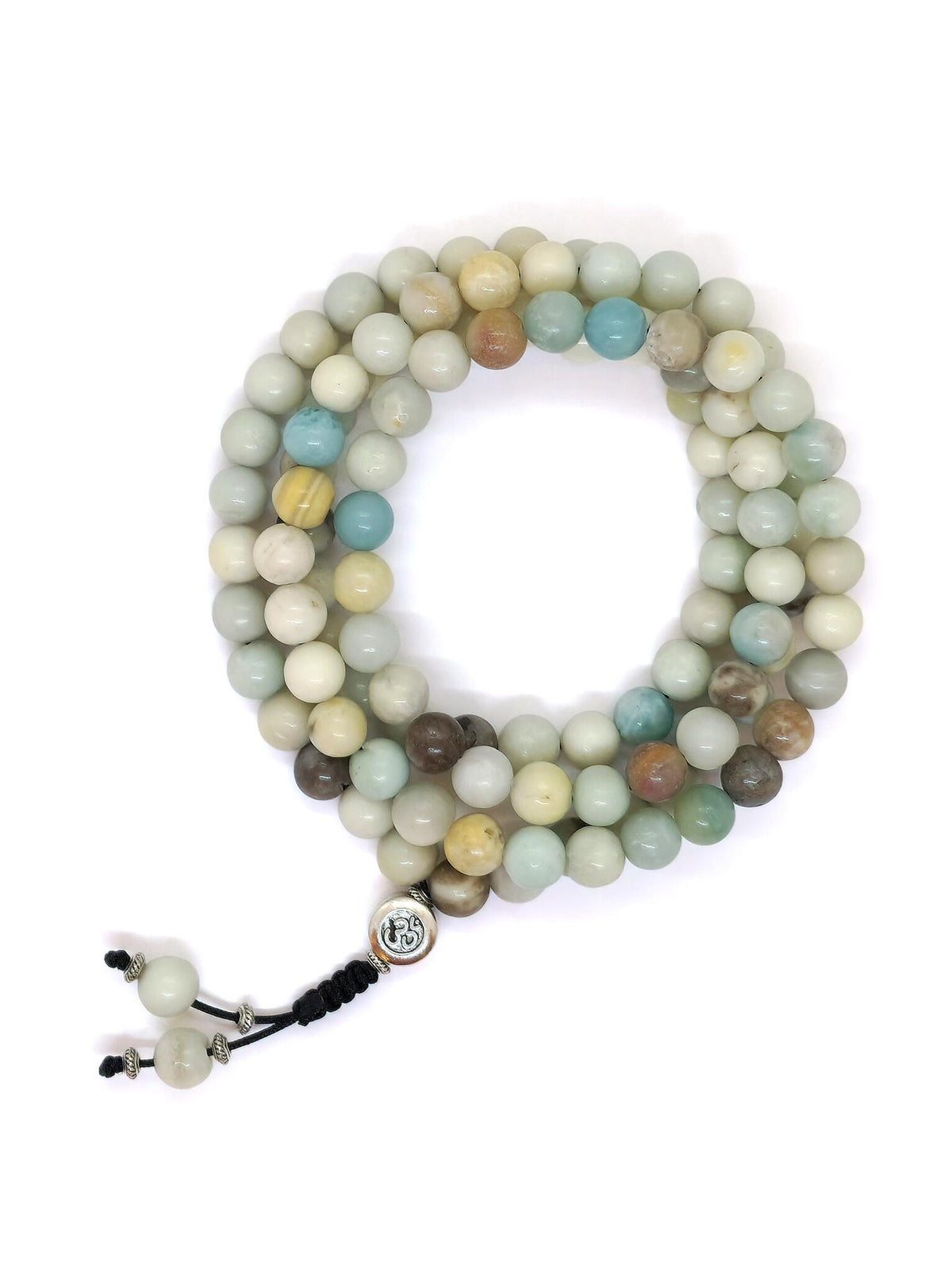 Tibetan Prayer Beads Amazonite Stone Mala