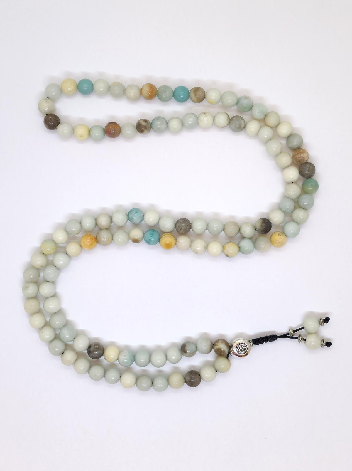 Tibetan Prayer Beads Amazonite Stone Mala