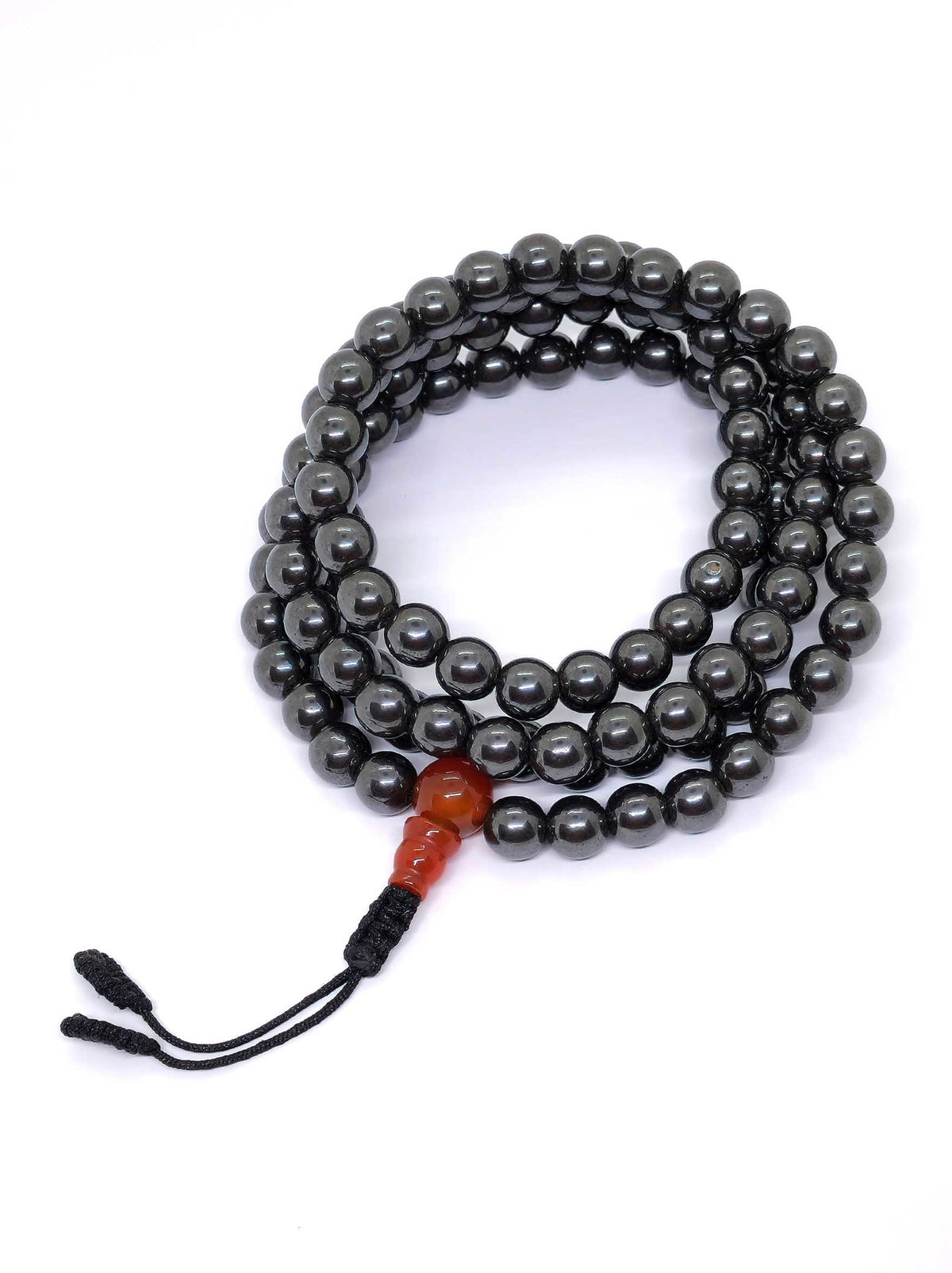 Tibetan Prayer Beads Hematite Stone Mala
