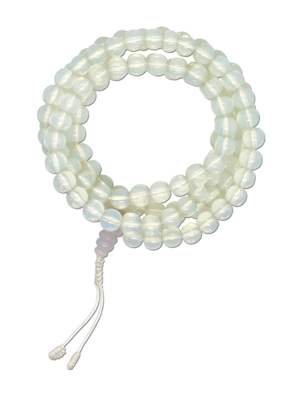 Tibetan Prayer Beads Moonstone Mala