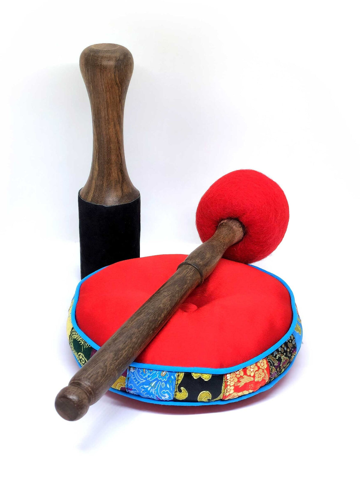 Tibetan Singing Bowl - Full Moon, 4-Piece-Set, Ø 26cm, 1.9kg