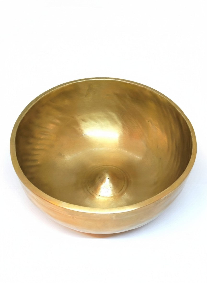 Tibetische Lingam Klangschale 3-teiliges Set handgefertigt, Ø 19cm, 1300g