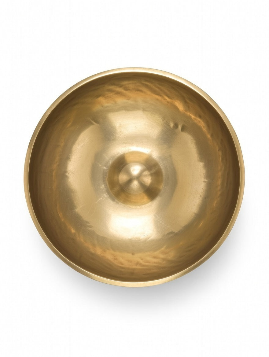 Tibetische Lingam Klangschale 3-teiliges Set handgefertigt, Ø 19cm, 1300g