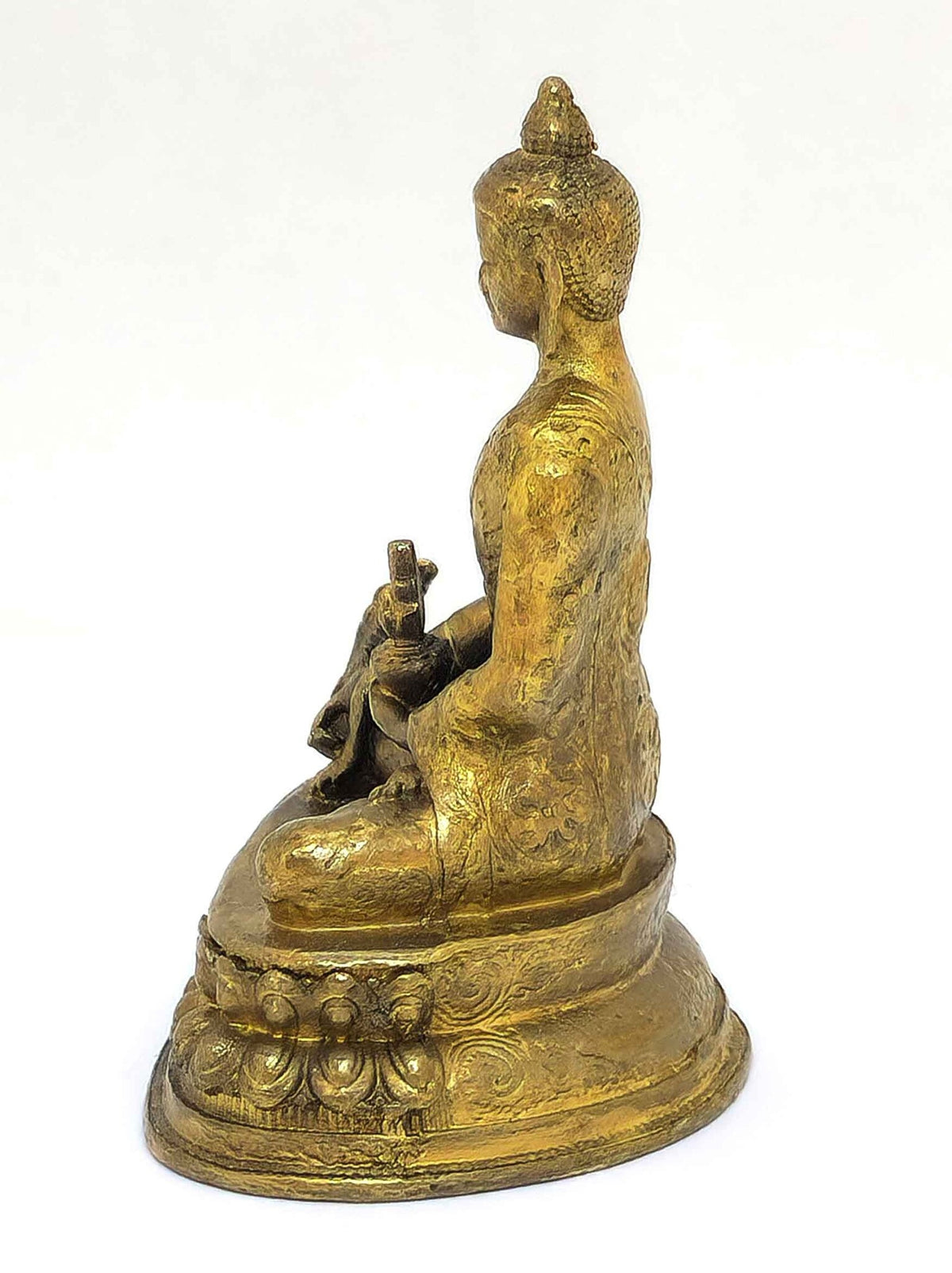 Tibetische Medizin Buddha Statue Kupfer, 5.5 cm
