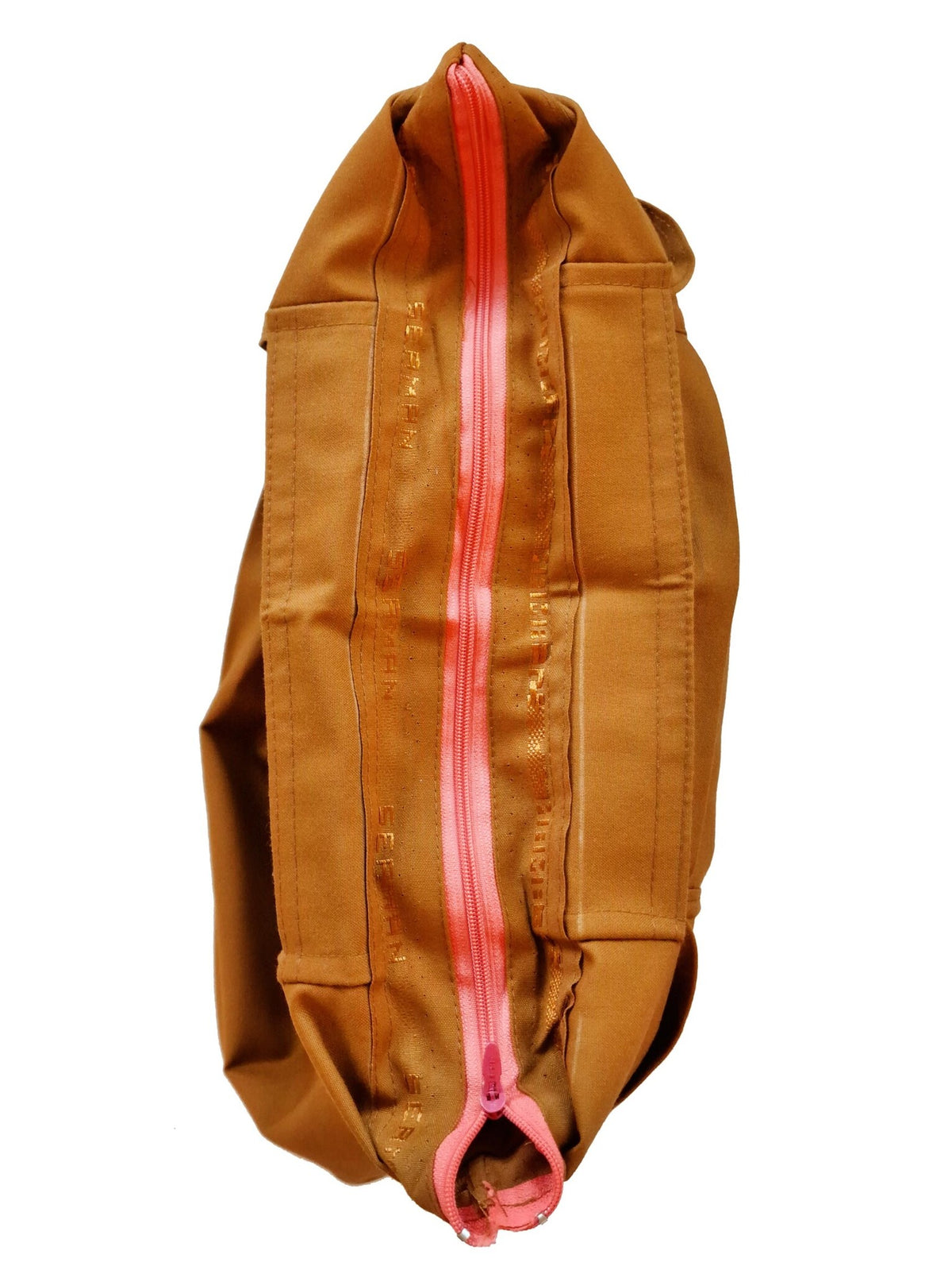 Tibetische Mönchtasche mit Stickerei "Om", orange