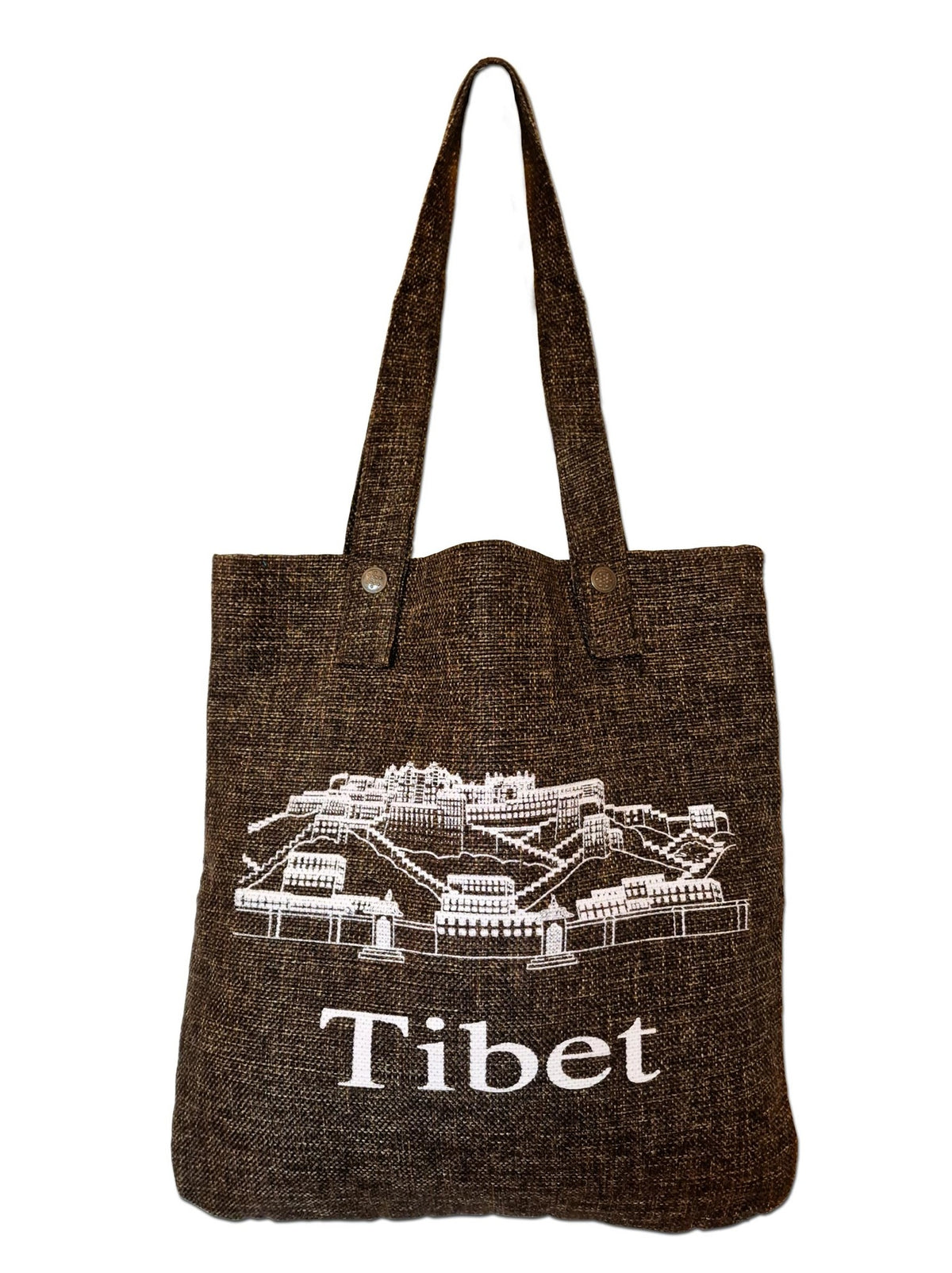 Sac en jute Potala Palace, sac tibétain respectueux de l'environnement