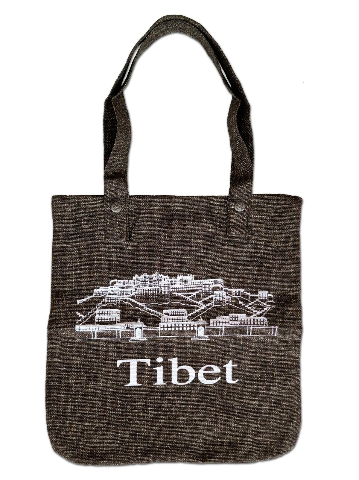 Sac en jute Potala Palace, sac tibétain respectueux de l'environnement
