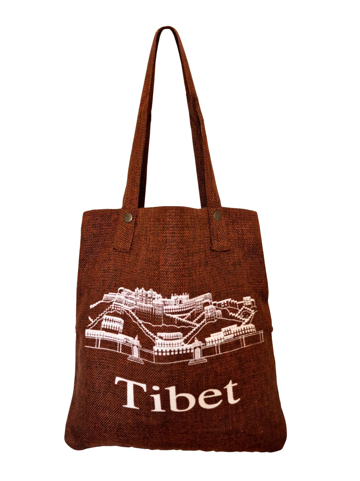 Sac en jute Potala Palace, sac tibétain respectueux de l'environnement
