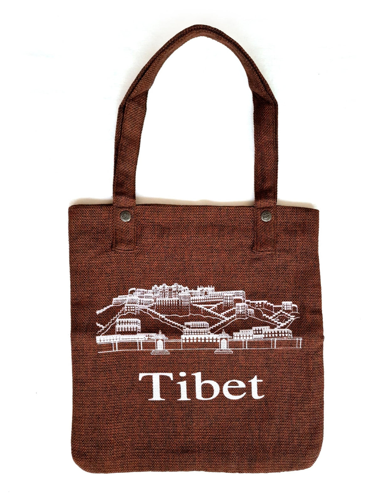 Sac en jute Potala Palace, sac tibétain respectueux de l'environnement
