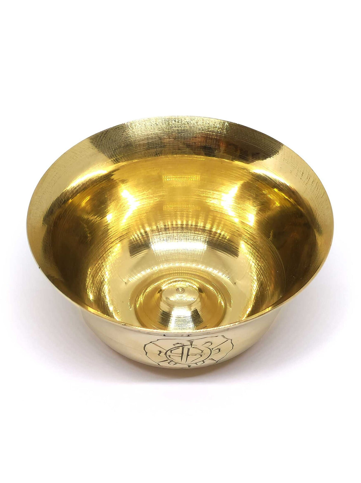 Coppa per l'acqua tibetana per offerte con incisione (7er set)