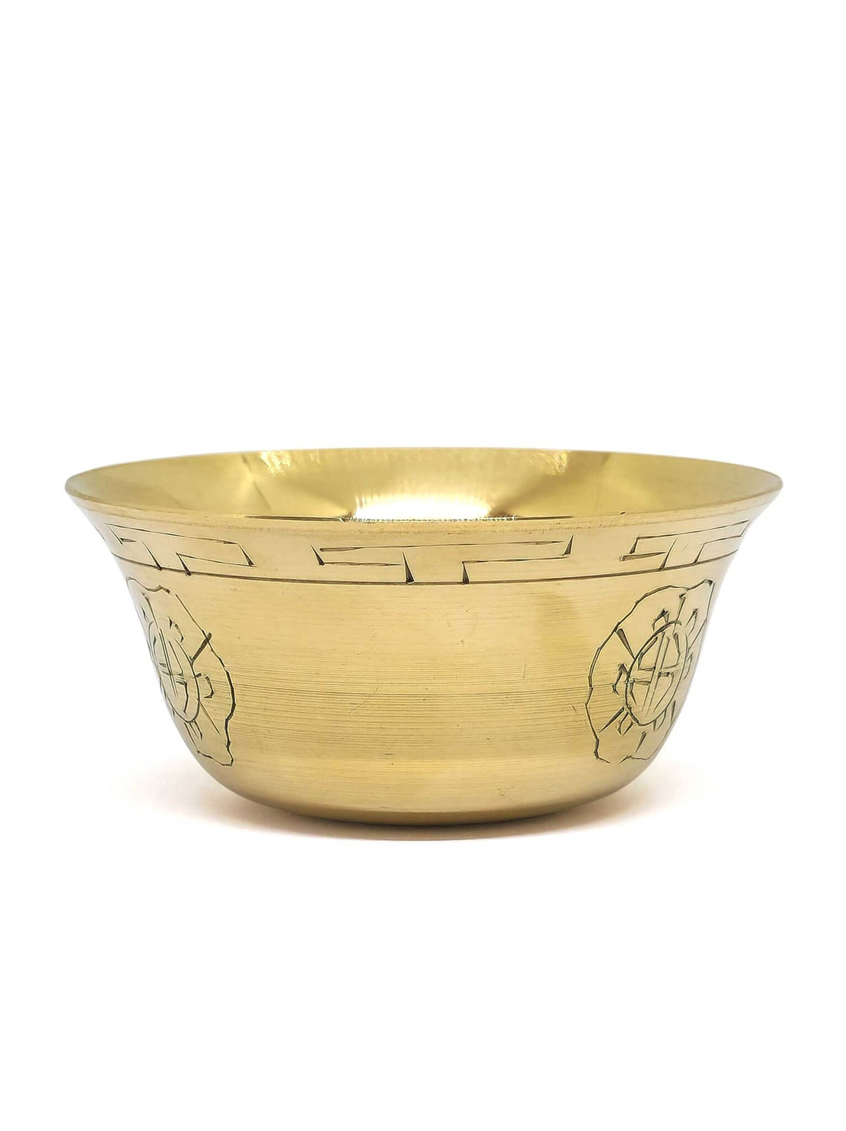 Coppa per l'acqua tibetana per offerte con incisione (7er set)