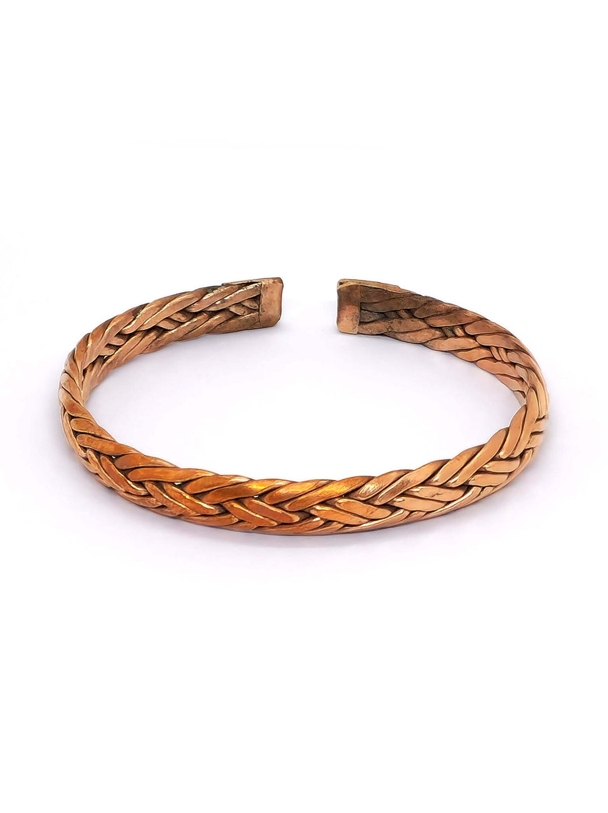 Braided Tibetan Copper Bangle