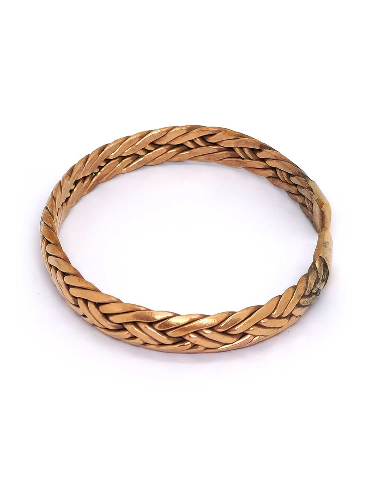 Braided Tibetan Copper Bangle