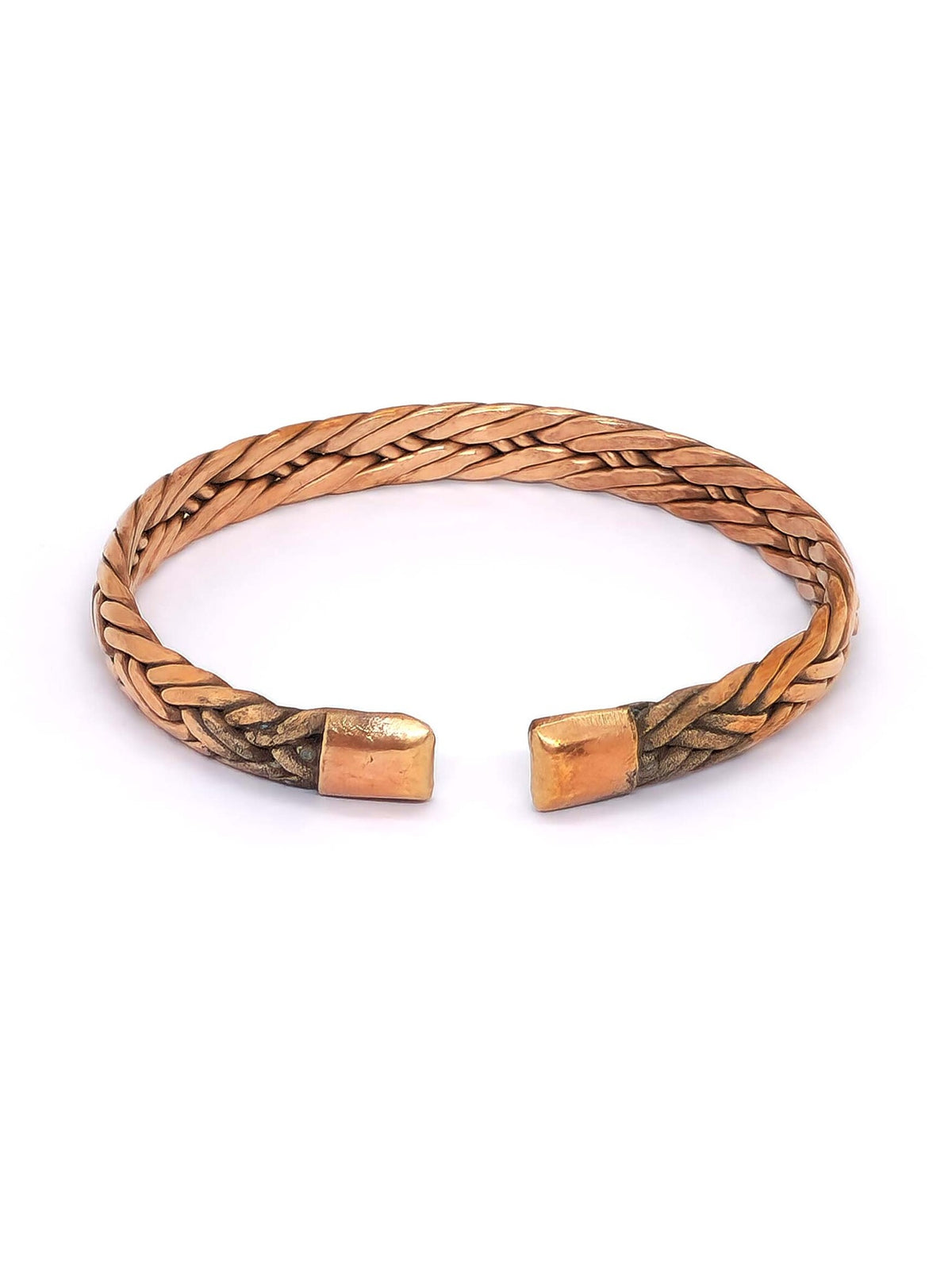 Braided Tibetan Copper Bangle