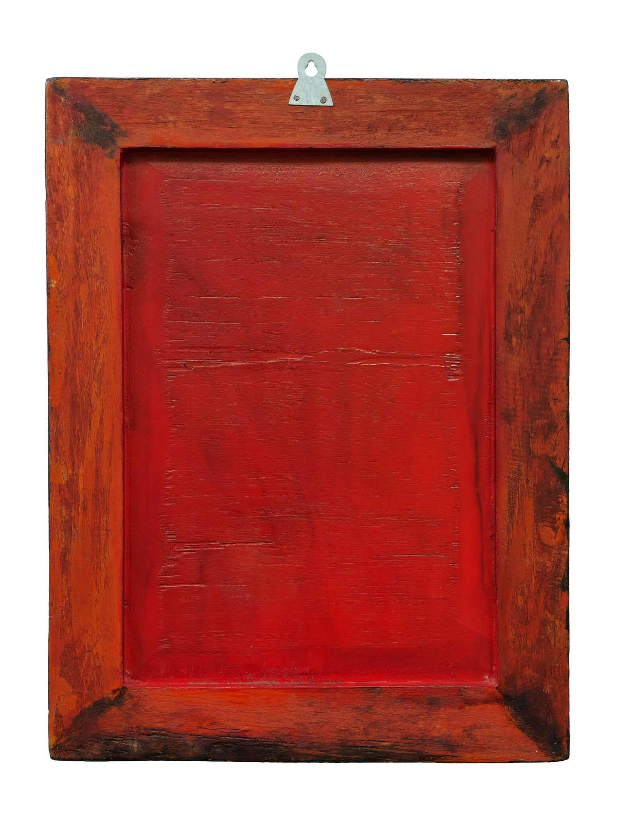 Tibetischer handbemalter Medizin-Buddha Wandbehang aus Holz