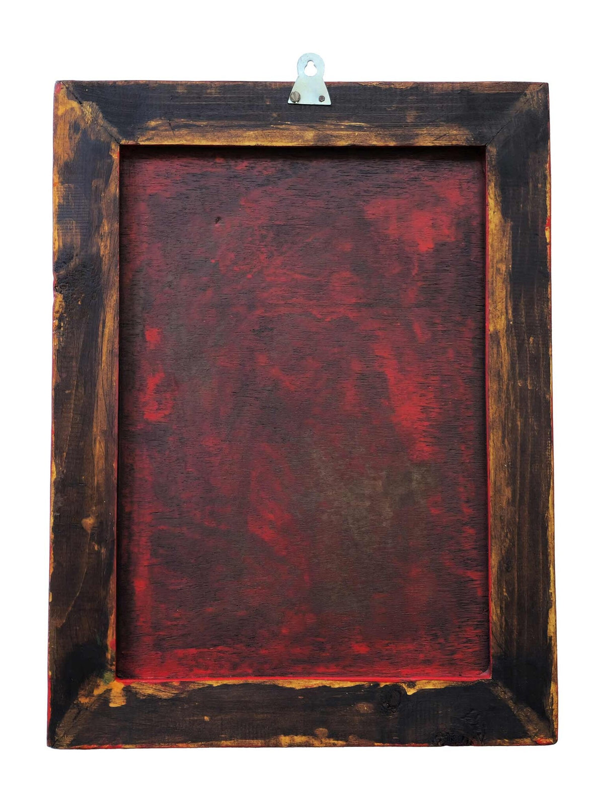 Hand-Painted Green Tara Tibetan Wooden Wall Hanging