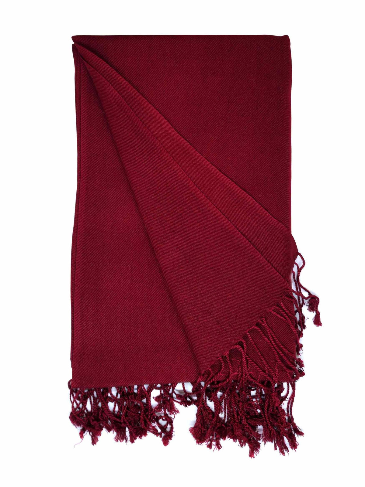 Sciarpa tibetana meditazione, Pashmina-seta, castano