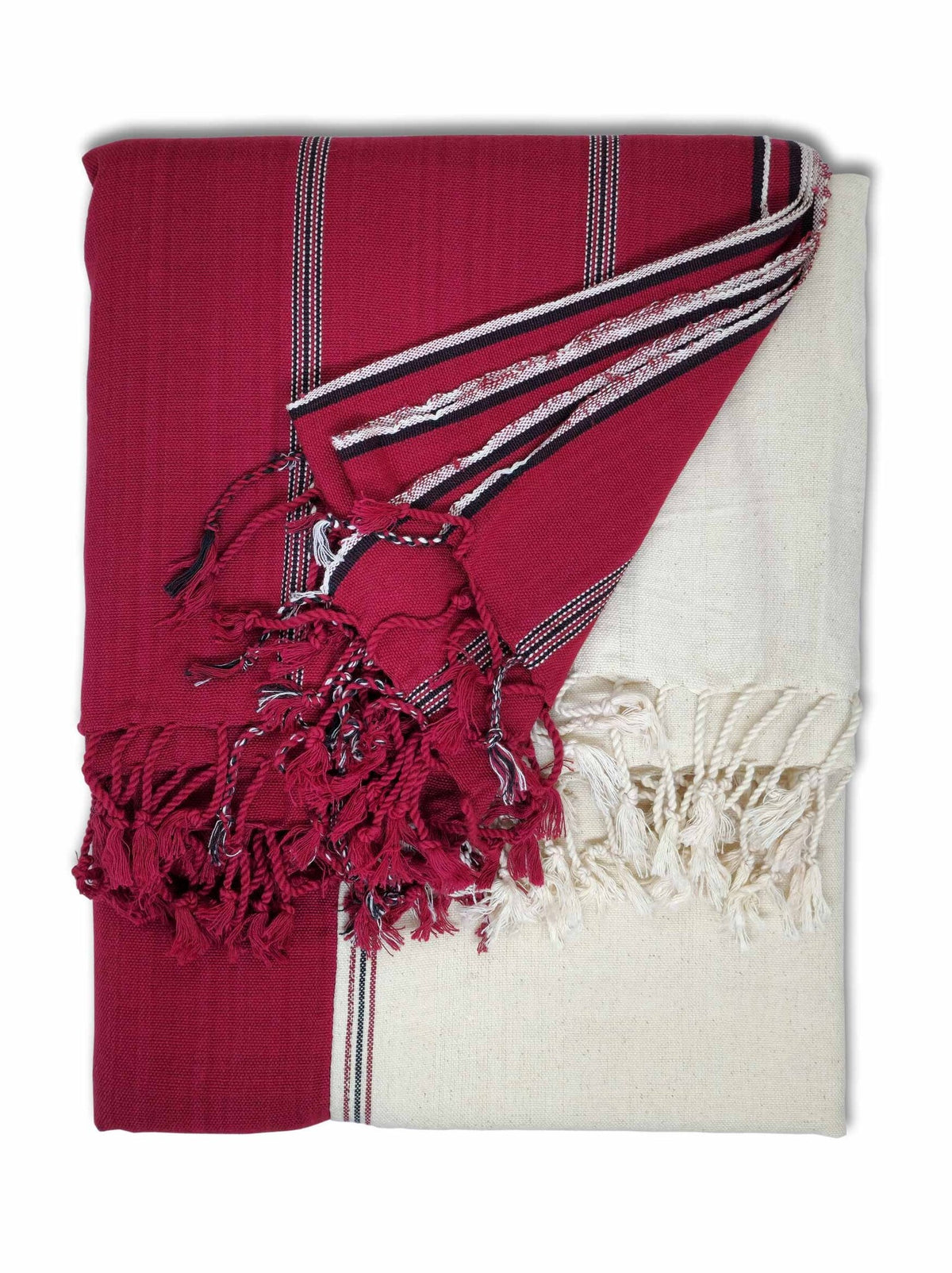 Ngakpa sciarpa tibetana in cotone, 100 x 230 cm