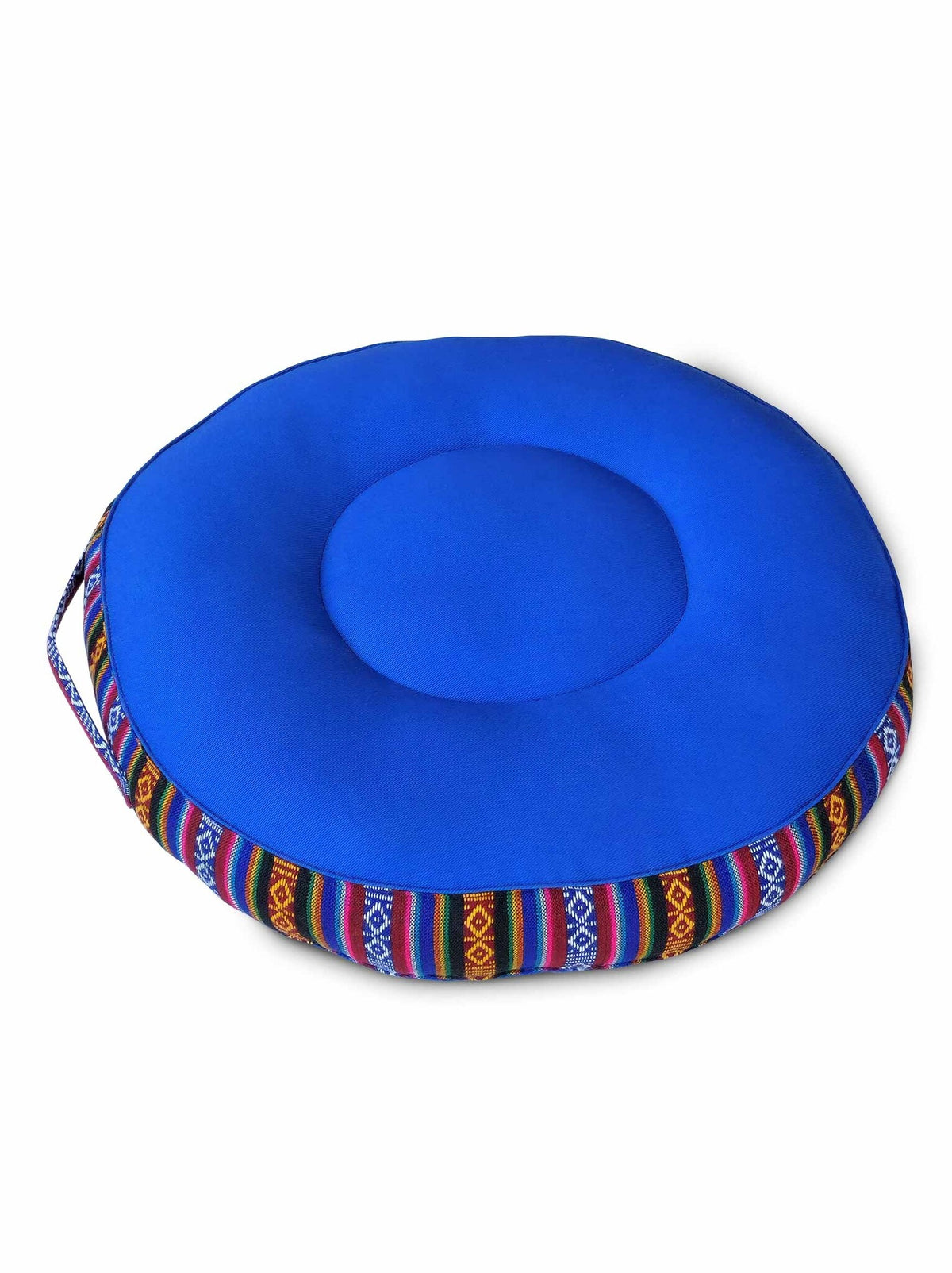 Coussin de méditation zafu tibétain en coton avec garnissage en kapok