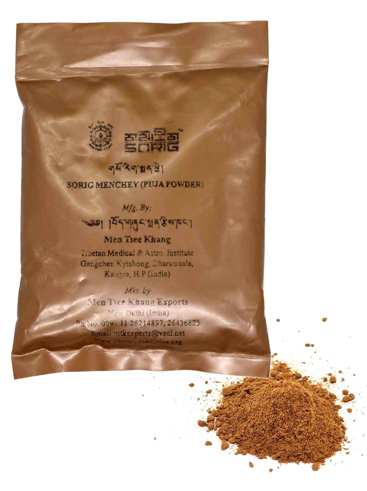 Tibetisches Sorig-Kräuter-Räucherpulver Menchey (Puja Powder)