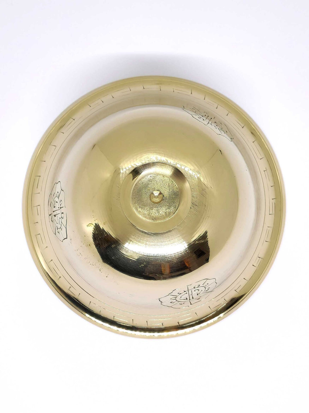 Coppa per l'acqua tibetana per offerte con incisione (7er set)