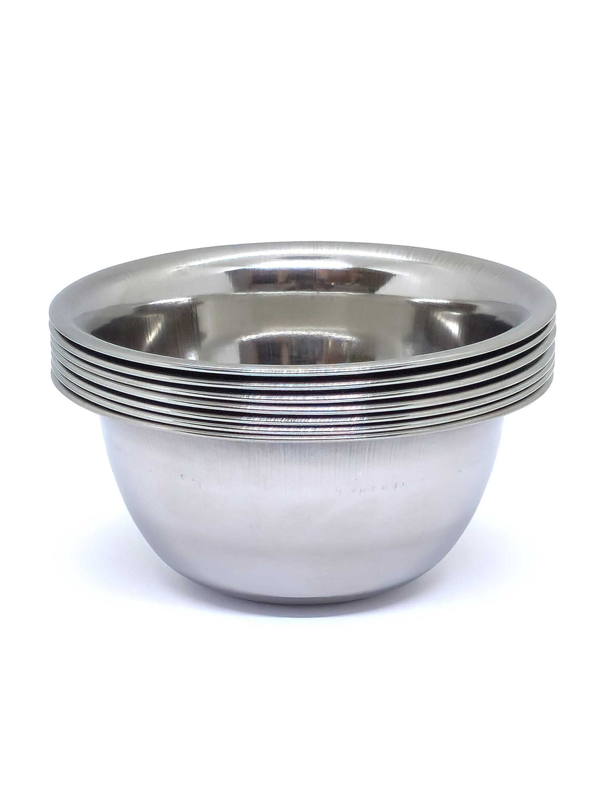 Bol d'eau tibétain pour offrandes en acier (ensemble de 7)